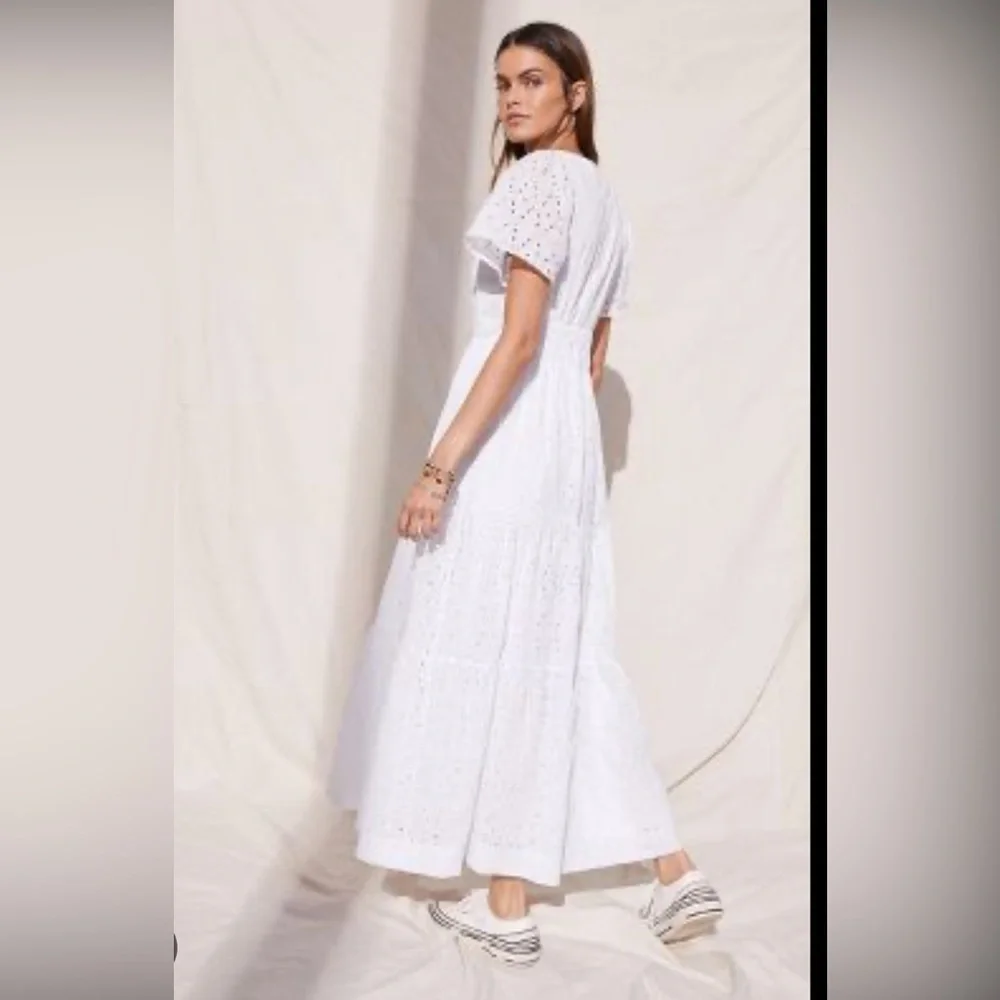 SOLD - NWT Anthropologie The Somerset Maxi Dress: Eyelet Edition / size 3X - Picture 3 of 6